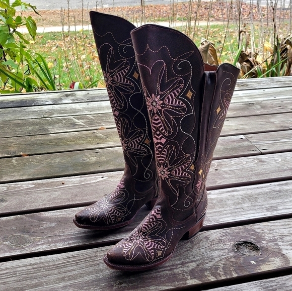 Tanner Mark Cowgirl Boots - Picture 1 of 14